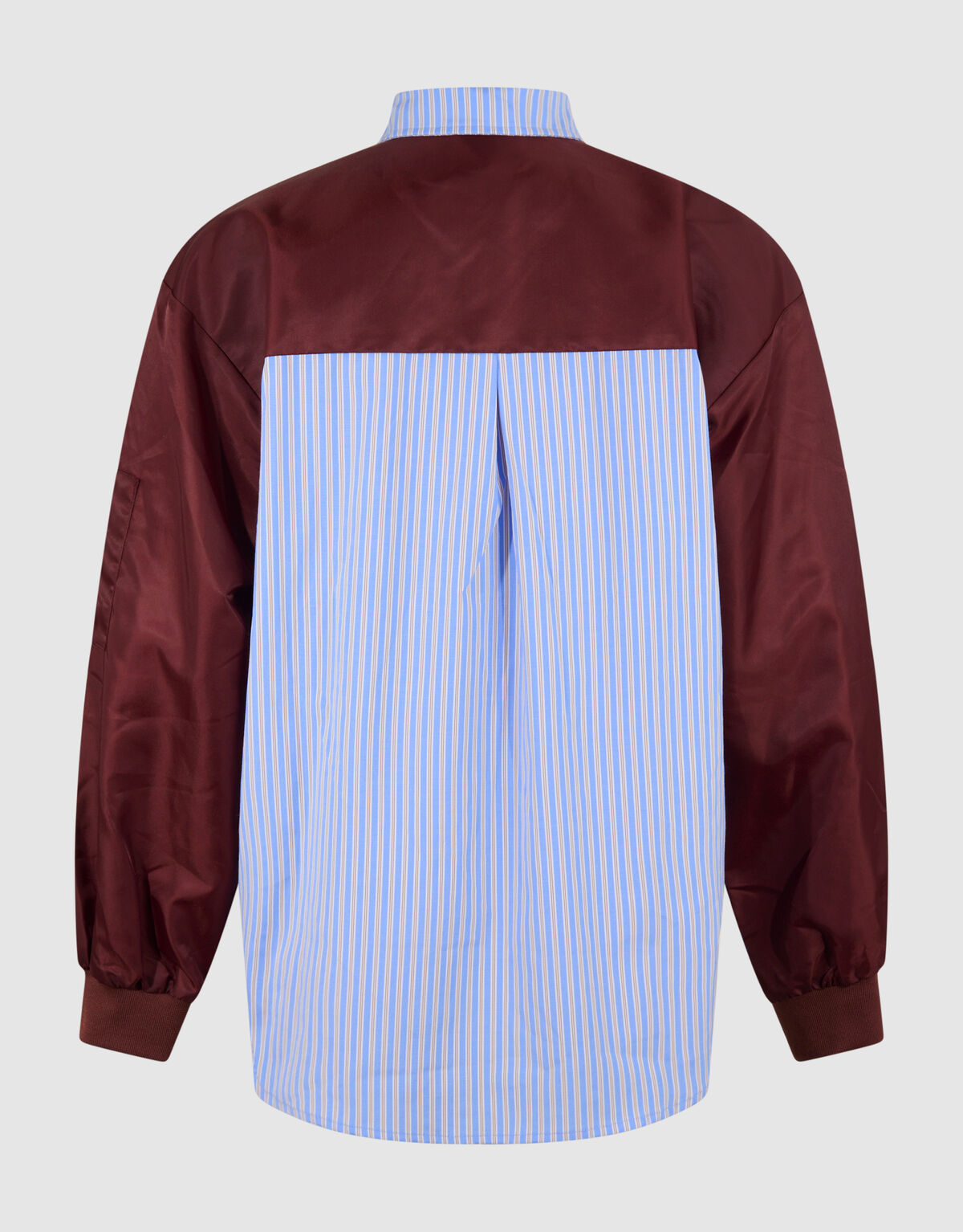 Mix Pinstripe Blouse Blauw/Donkerrood SHOEBY WOMEN