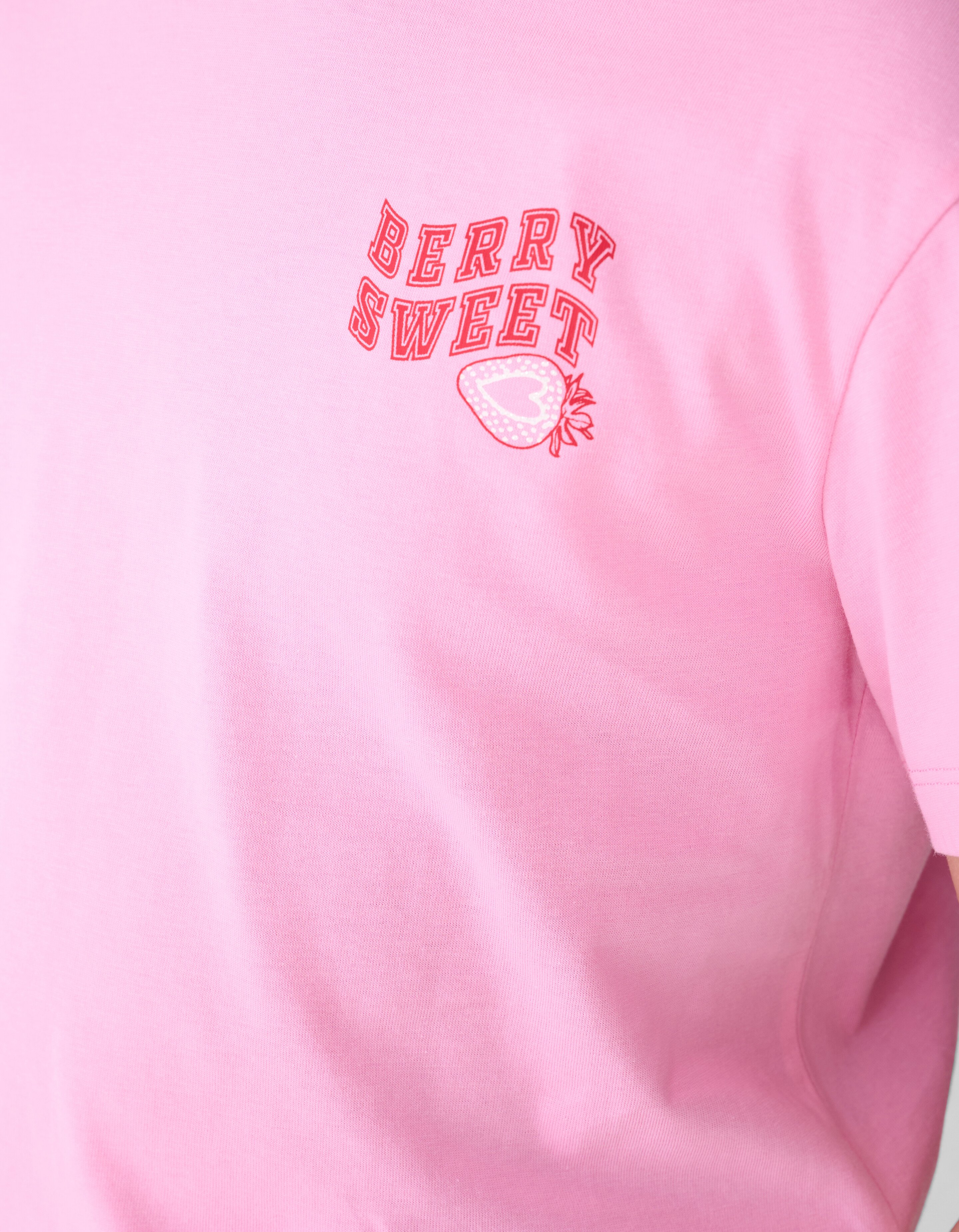Strawberry Artwork T-shirt Roze SHOEBY GIRLS