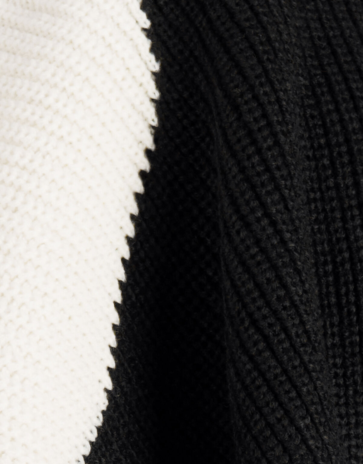 Colorblock Trui Zwart/Wit SHOEBY GIRLS