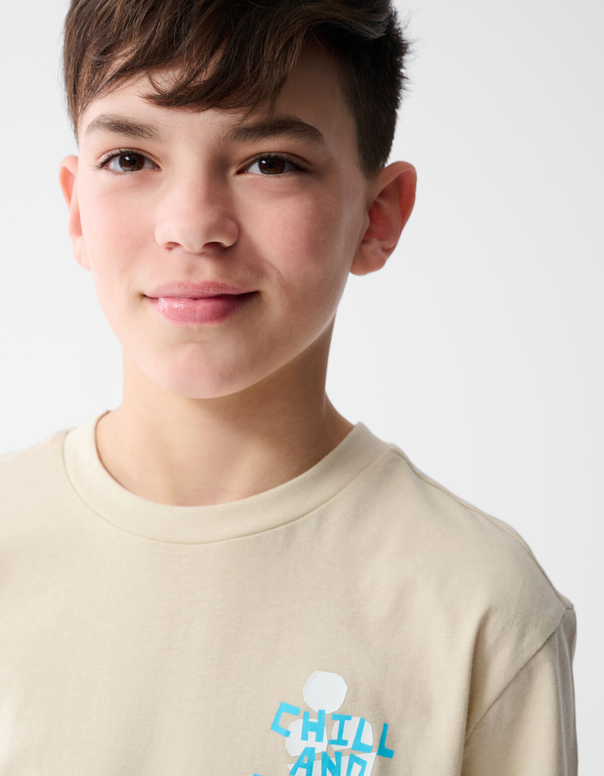 Chill Artwork T-shirt Zand SHOEBY BOYS