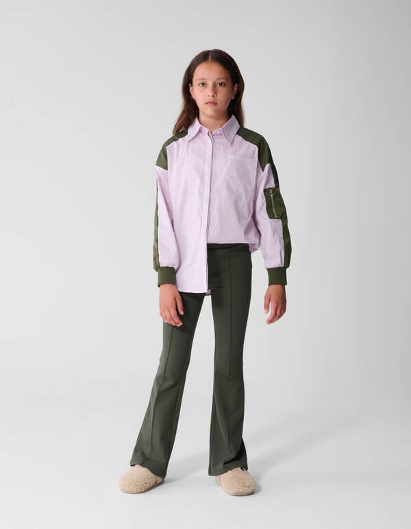 Punta Flared Legging Donkergroen SHOEBY GIRLS