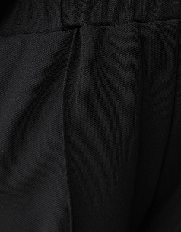 Basis Wide Leg Broek Zwart SHOEBY GIRLS