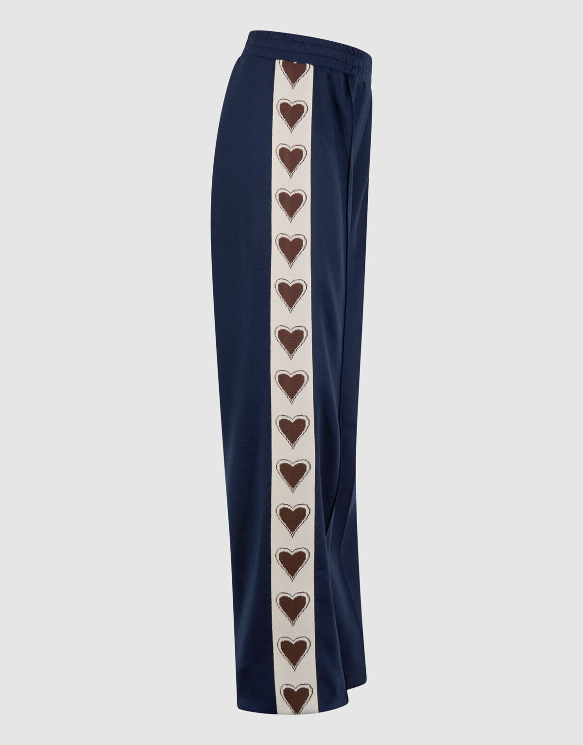Sporty Heart Wide Leg Broek Donkerblauw SHOEBY GIRLS