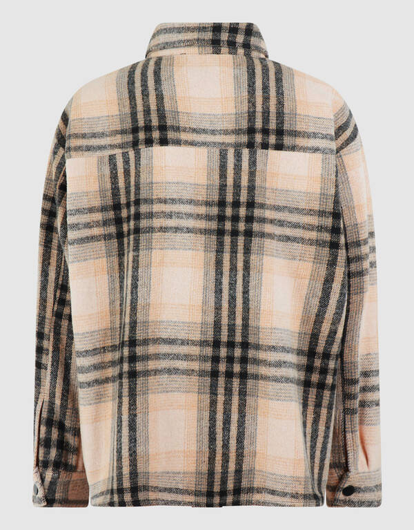 Destroyed Check Overshirt Gebroken Wit/Zwart SHOEBY BOYS