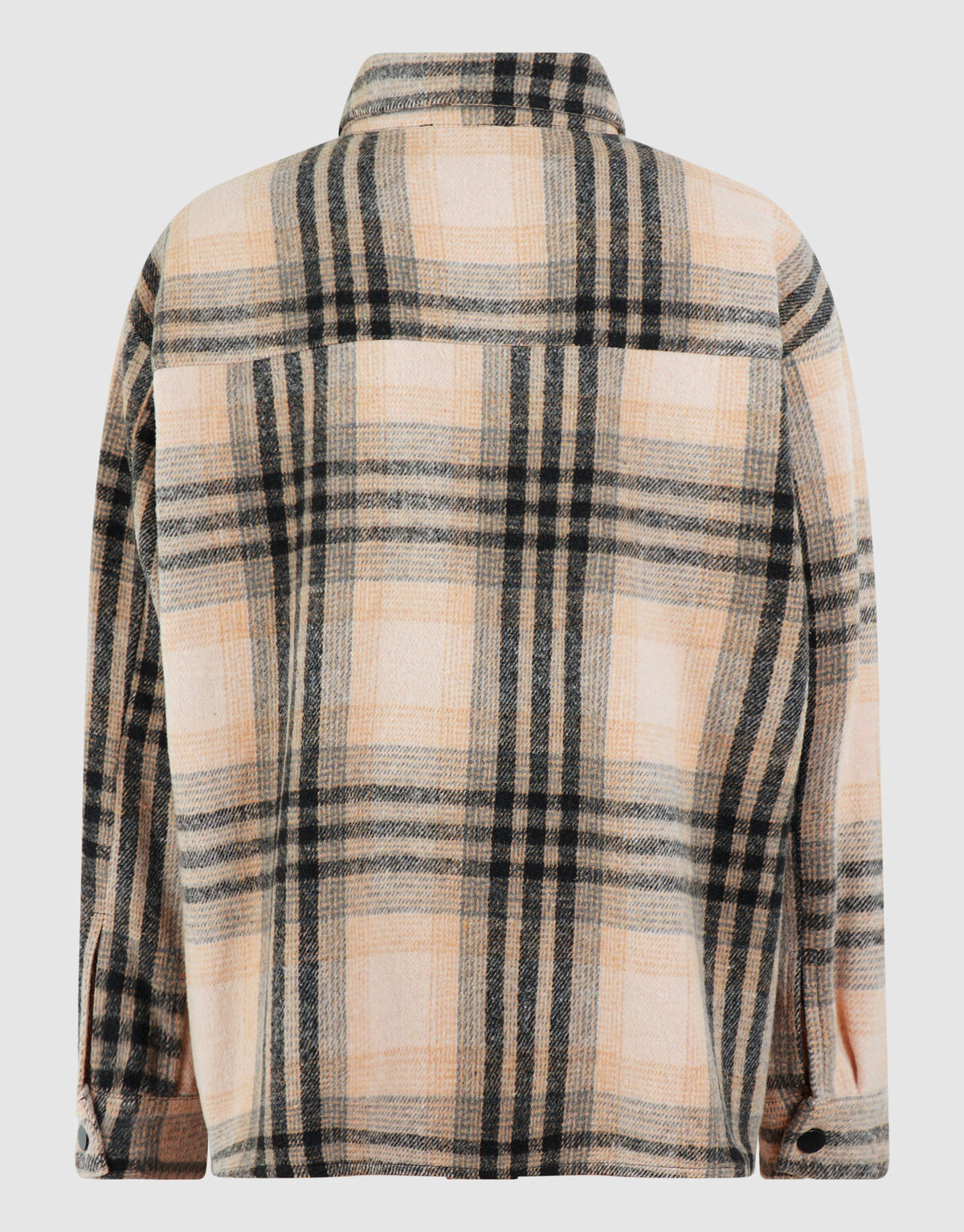 Destroyed Check Overshirt Gebroken Wit/Zwart SHOEBY BOYS