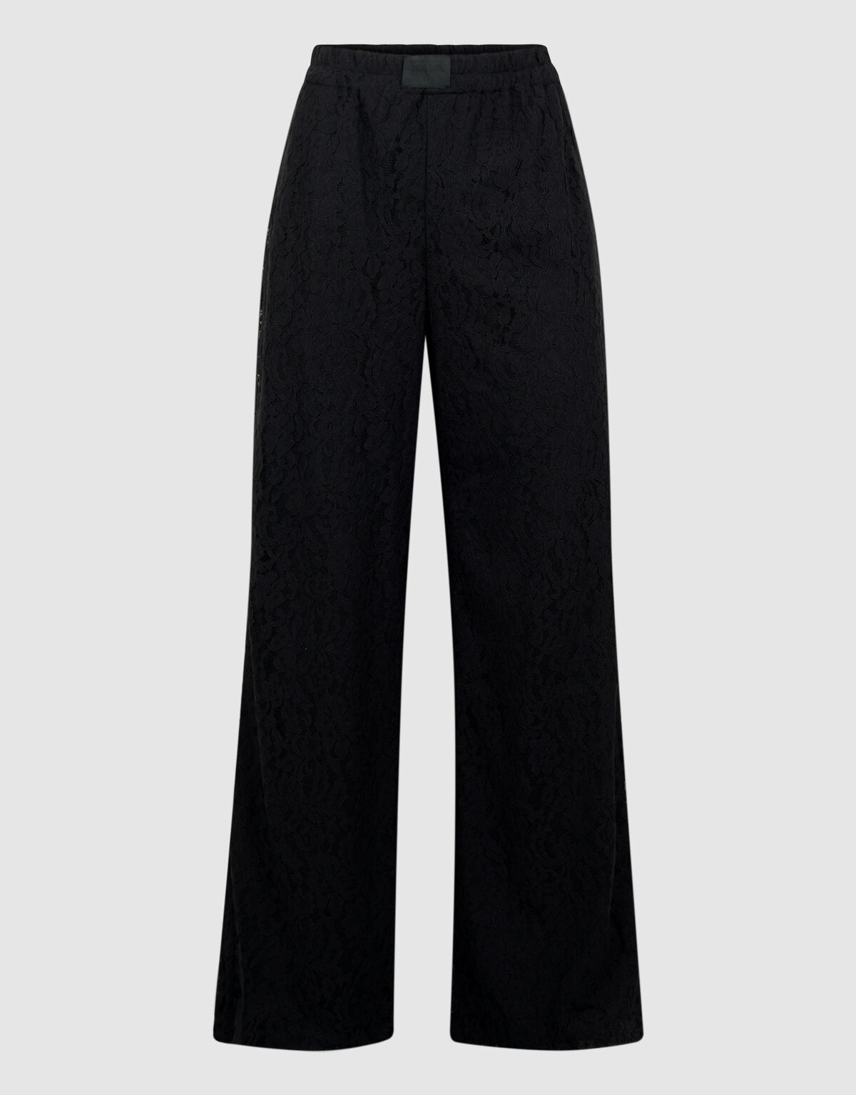 Kanten Wide Leg Broek Zwart SHOEBY WOMEN