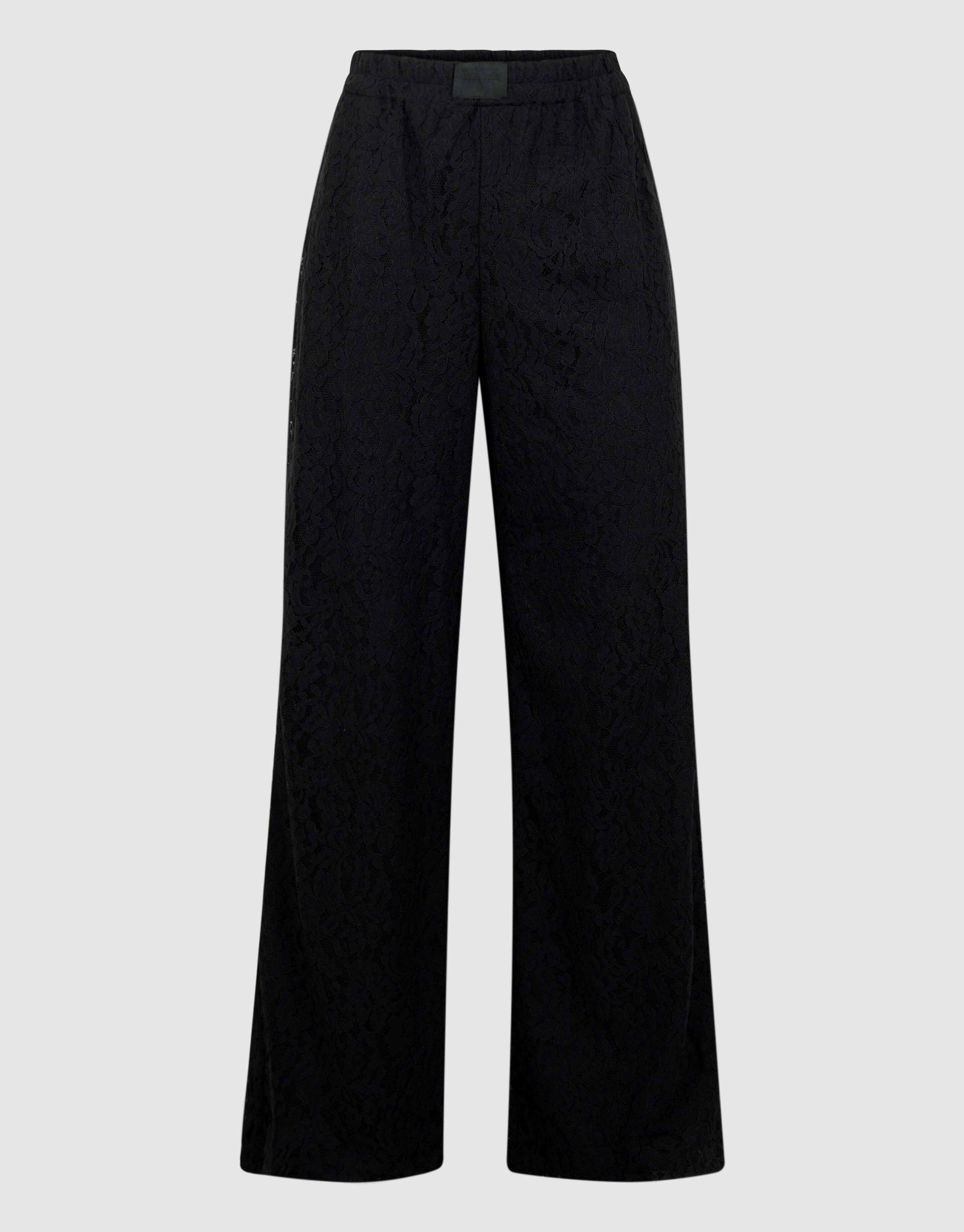 Kanten Wide Leg Broek Zwart SHOEBY WOMEN