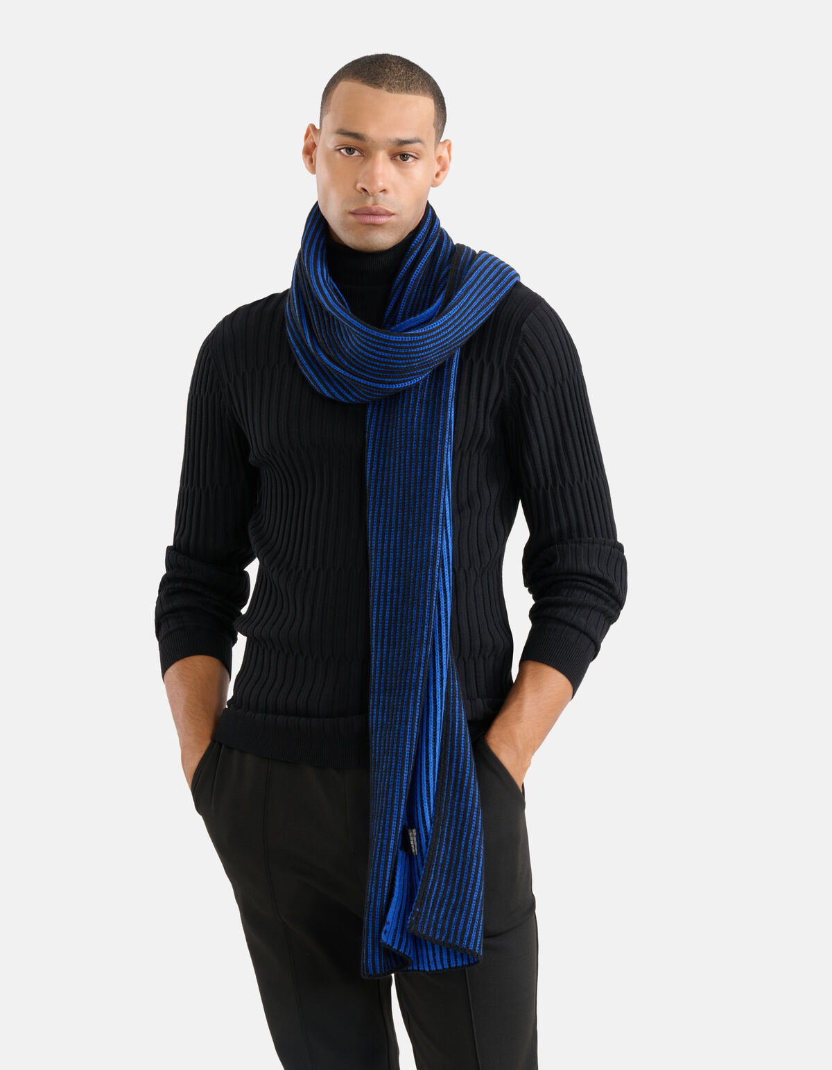 Colorblock Sjaal Blauw SHOEBY ACCESSOIRES