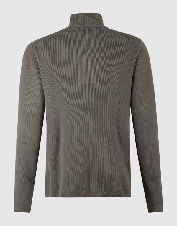 Half Zip Knit Trui Groen SHOEBY MEN
