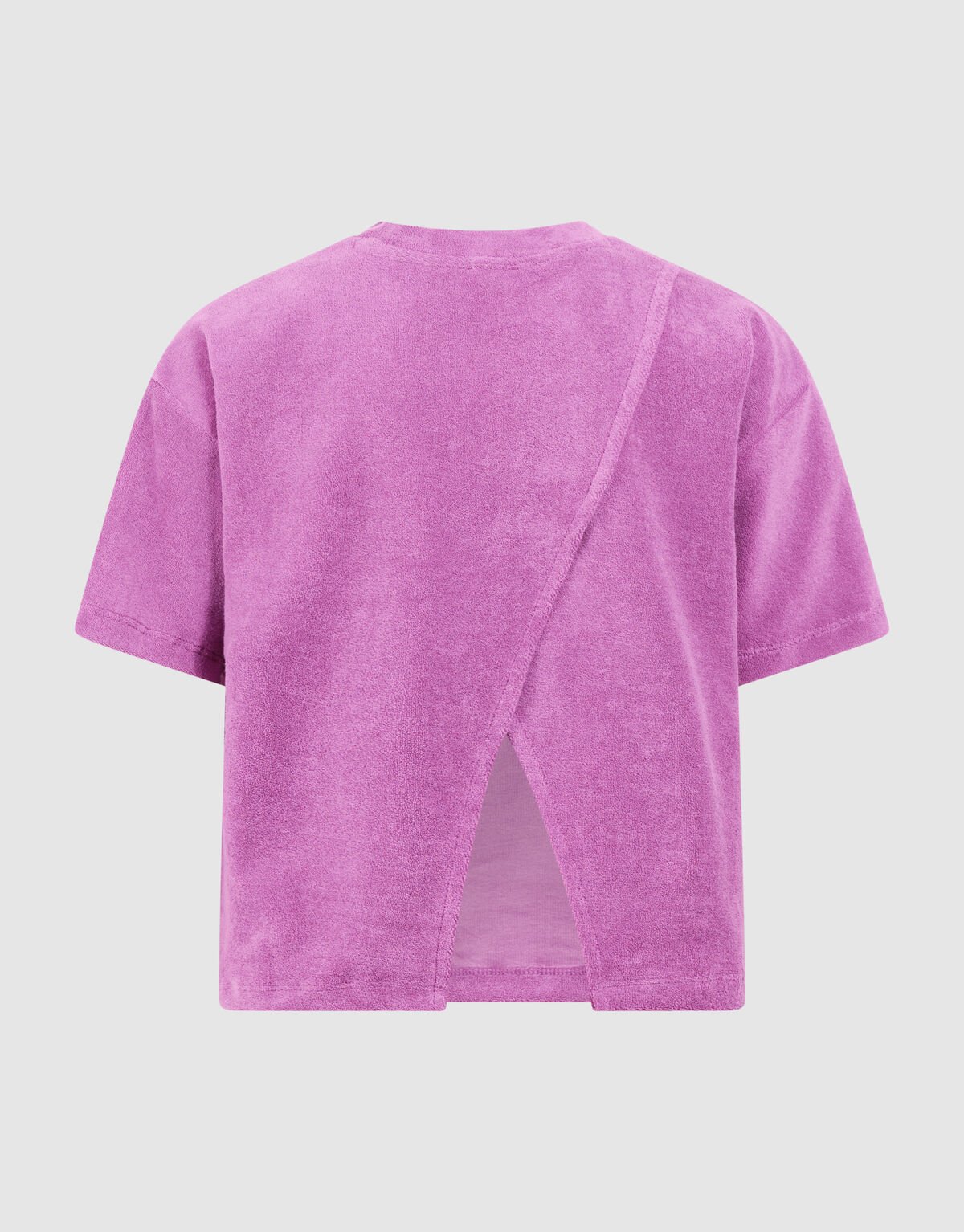 Towelling Heart Top Paars SHOEBY GIRLS