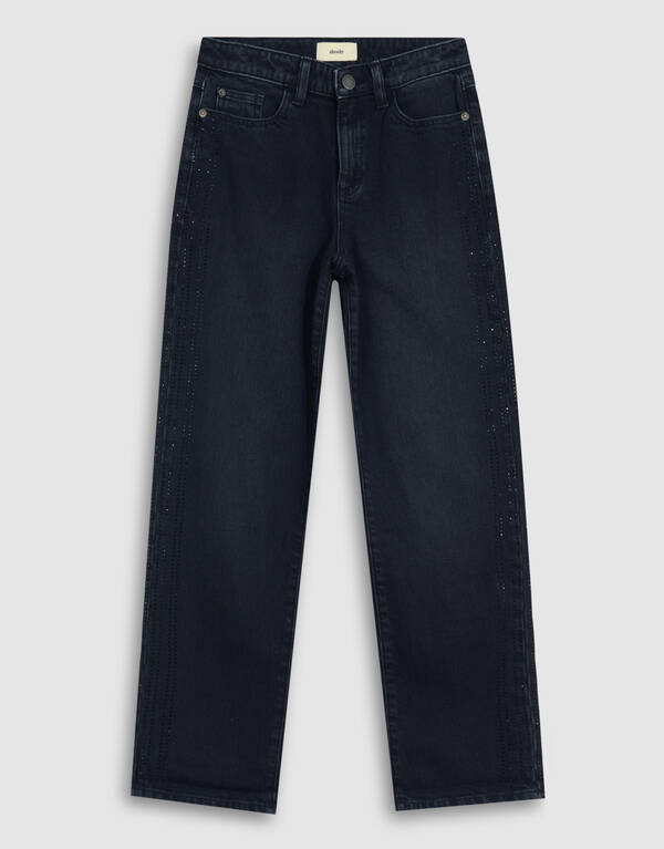 Strass Barrel Fit Jeans Zwart SHOEBY GIRLS