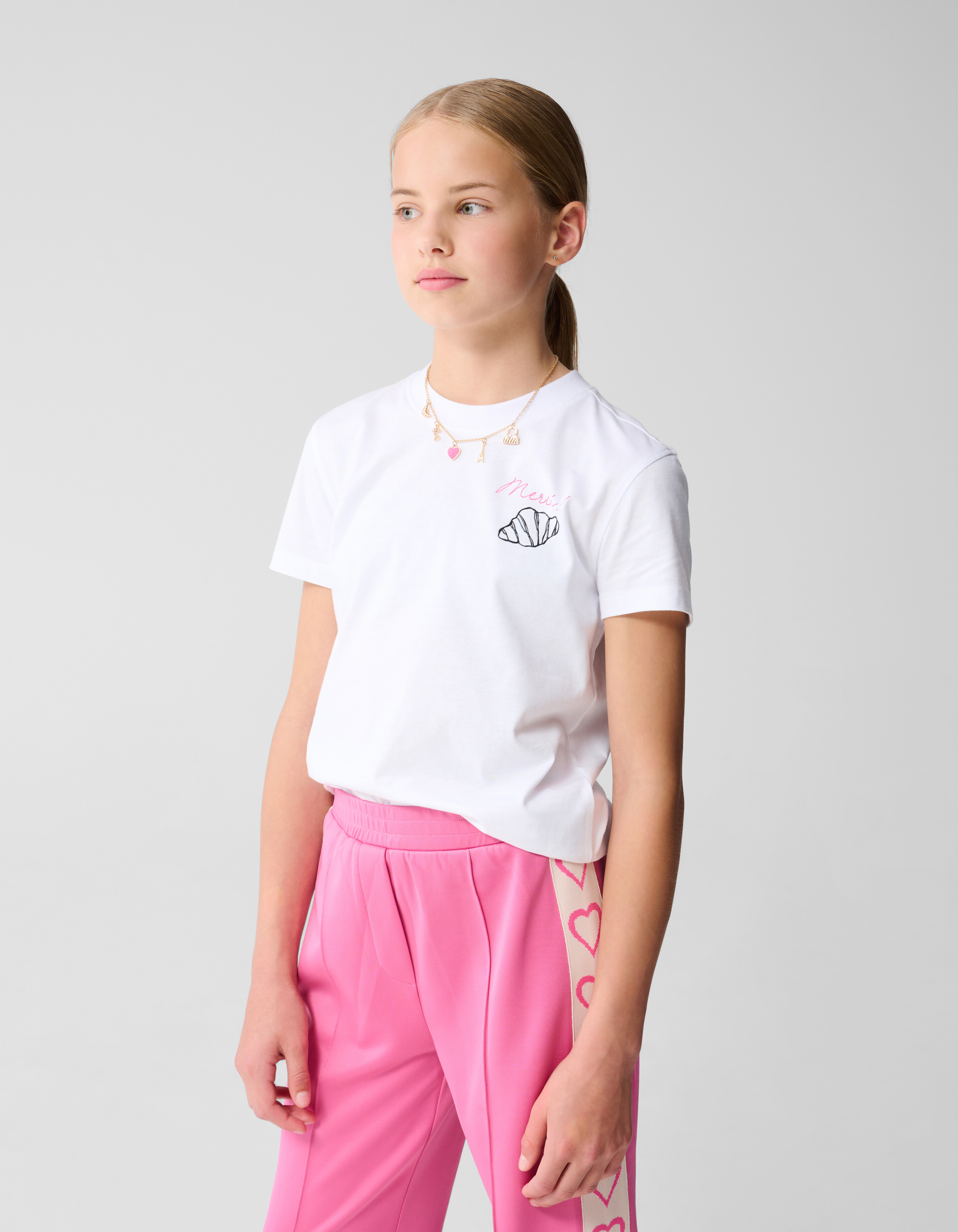 Parijs Artwork T-shirt Wit SHOEBY GIRLS