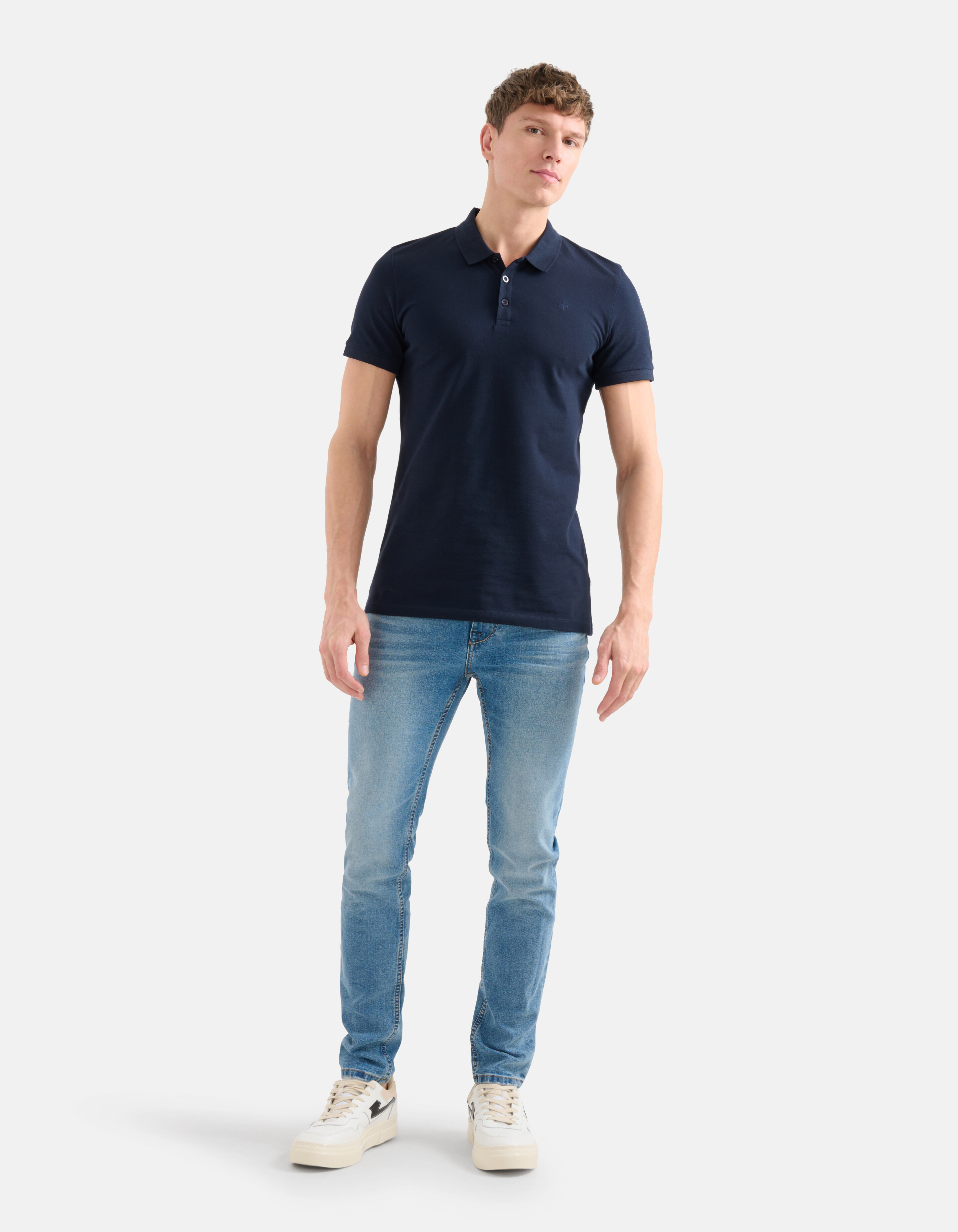 Basis Polo Donkerblauw SHOEBY MEN