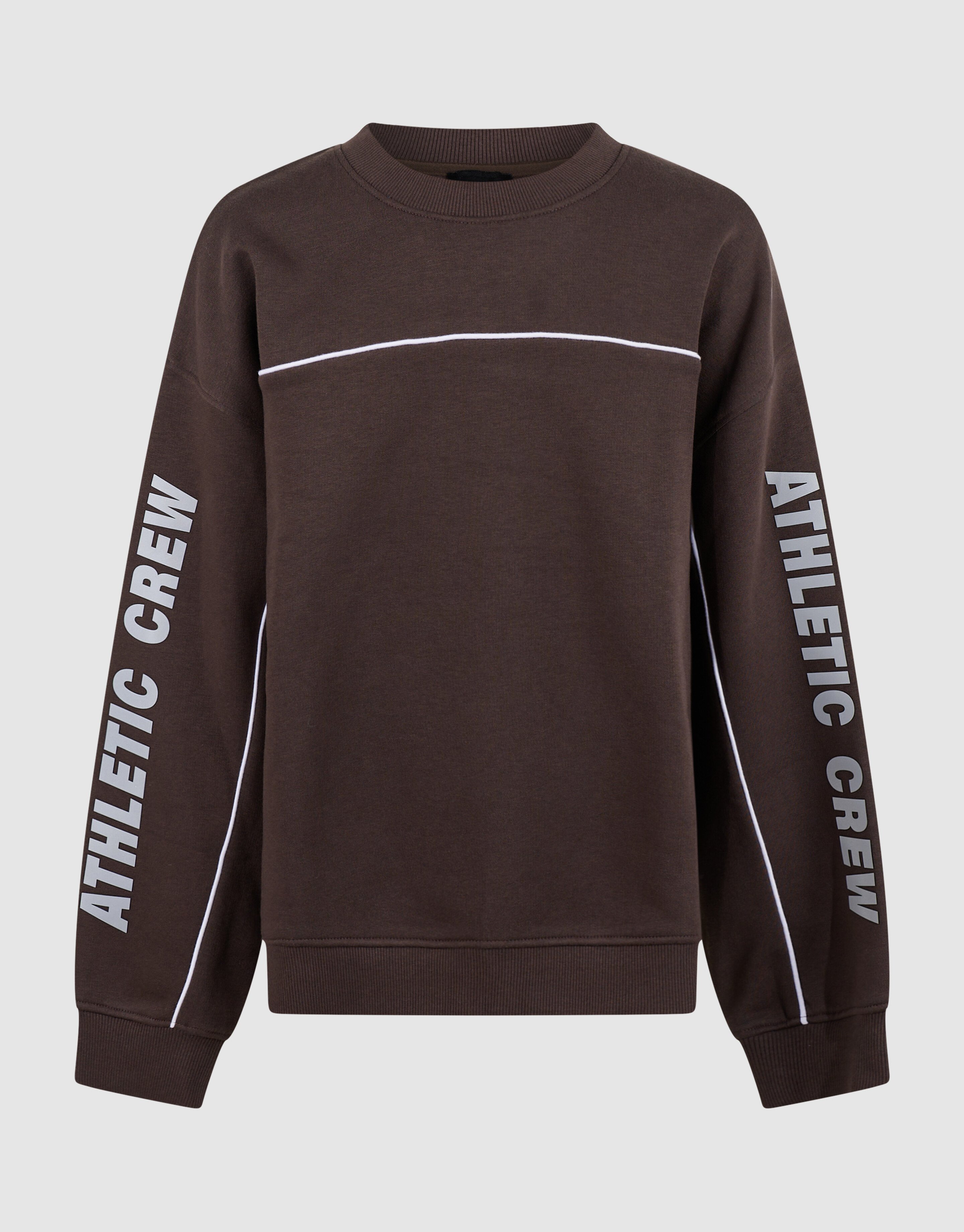 Sporty Sweater Donkerbruin SHOEBY BOYS