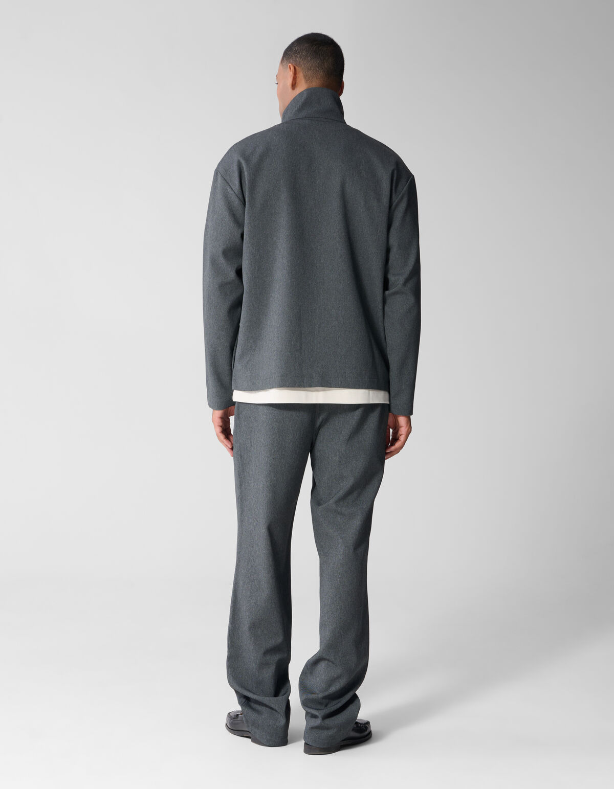 Melange Broek Grijs SHOEBY MEN