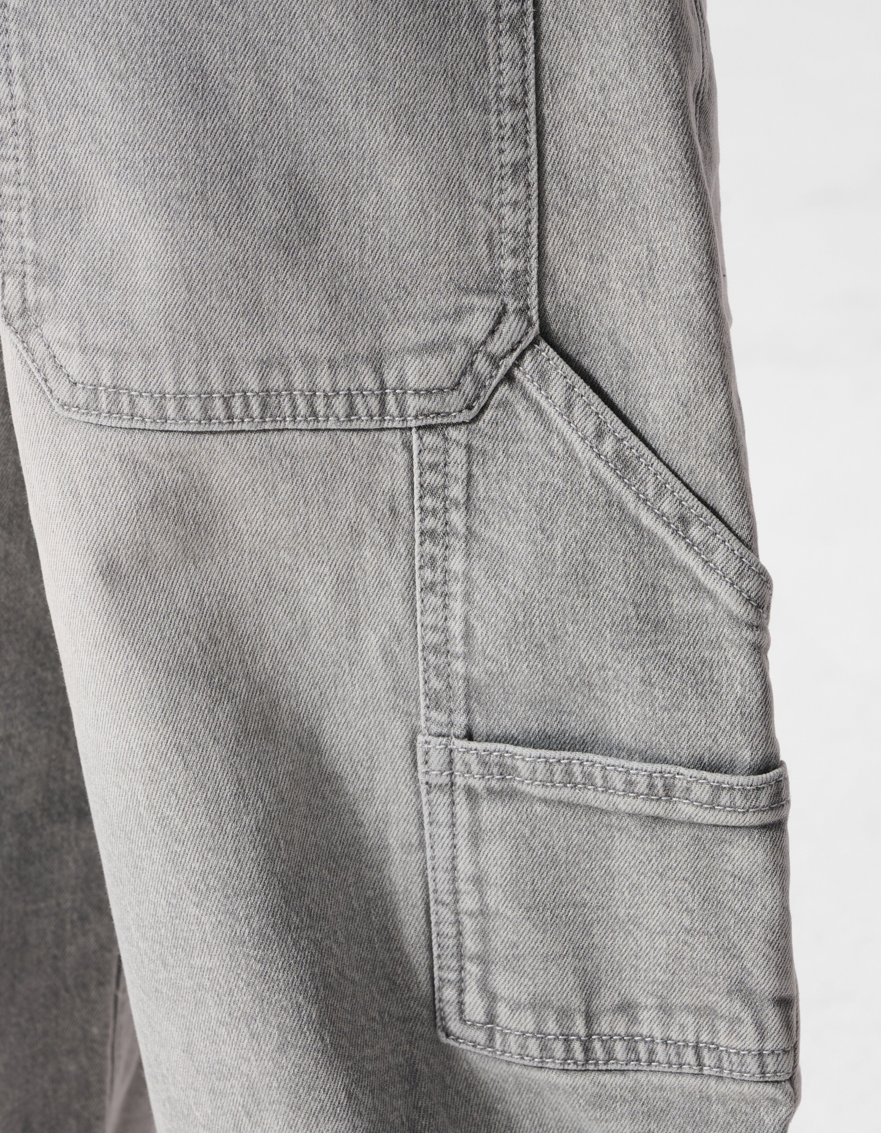 Ultra Baggy Fit Carpenter Jeans Lichtgrijs SHOEBY BOYS