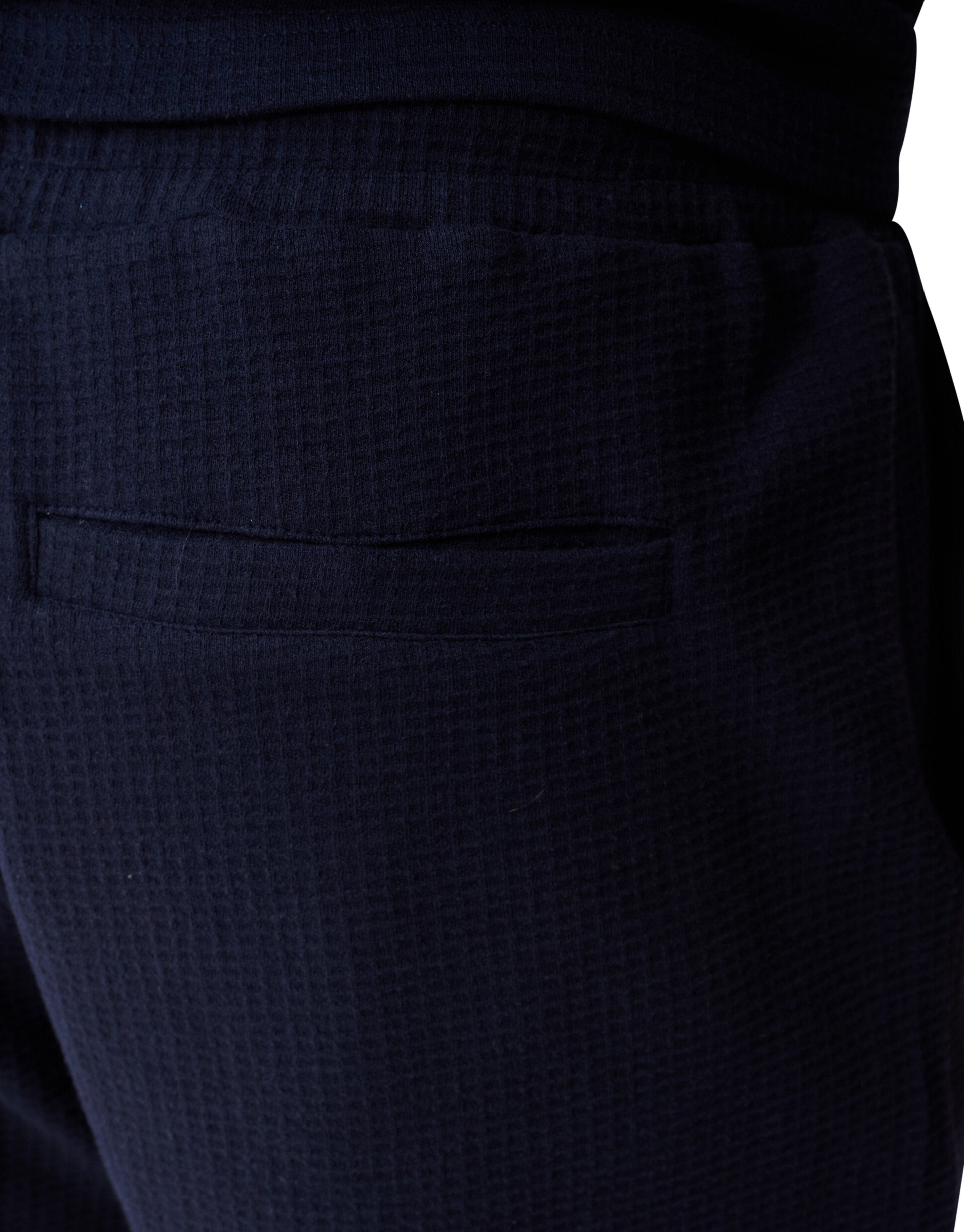 Waffle Structuur Short Donkerblauw SHOEBY MEN