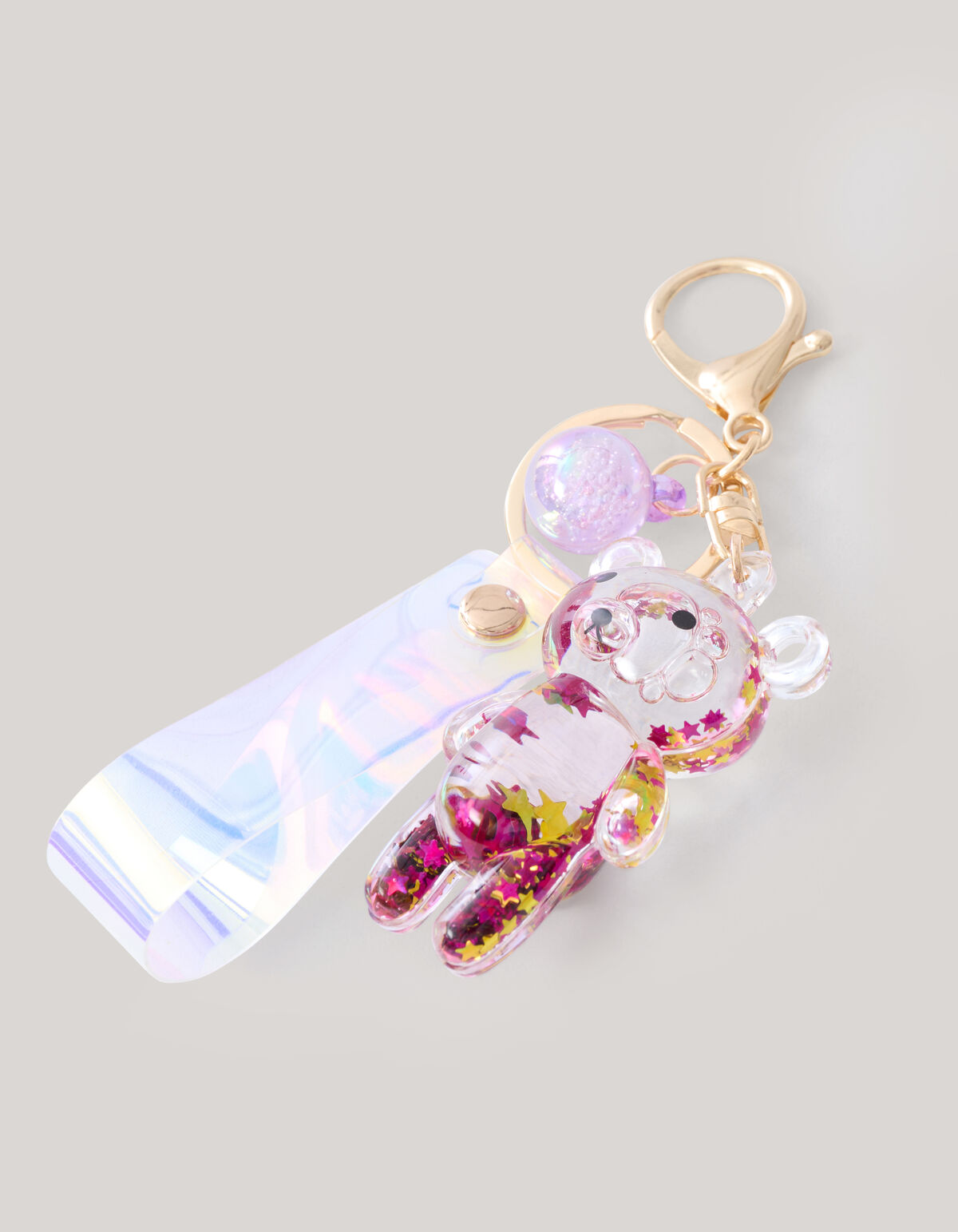 Beer sleutelhanger Roze SHOEBY ACCESSOIRES