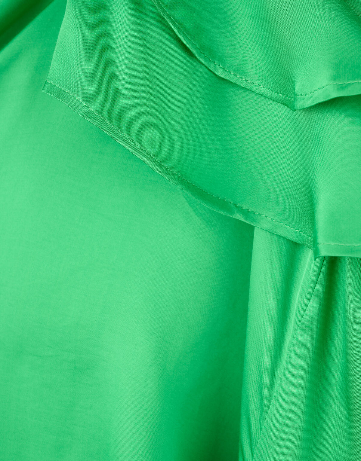 Ruffle Top Groen SHOEBY WOMEN