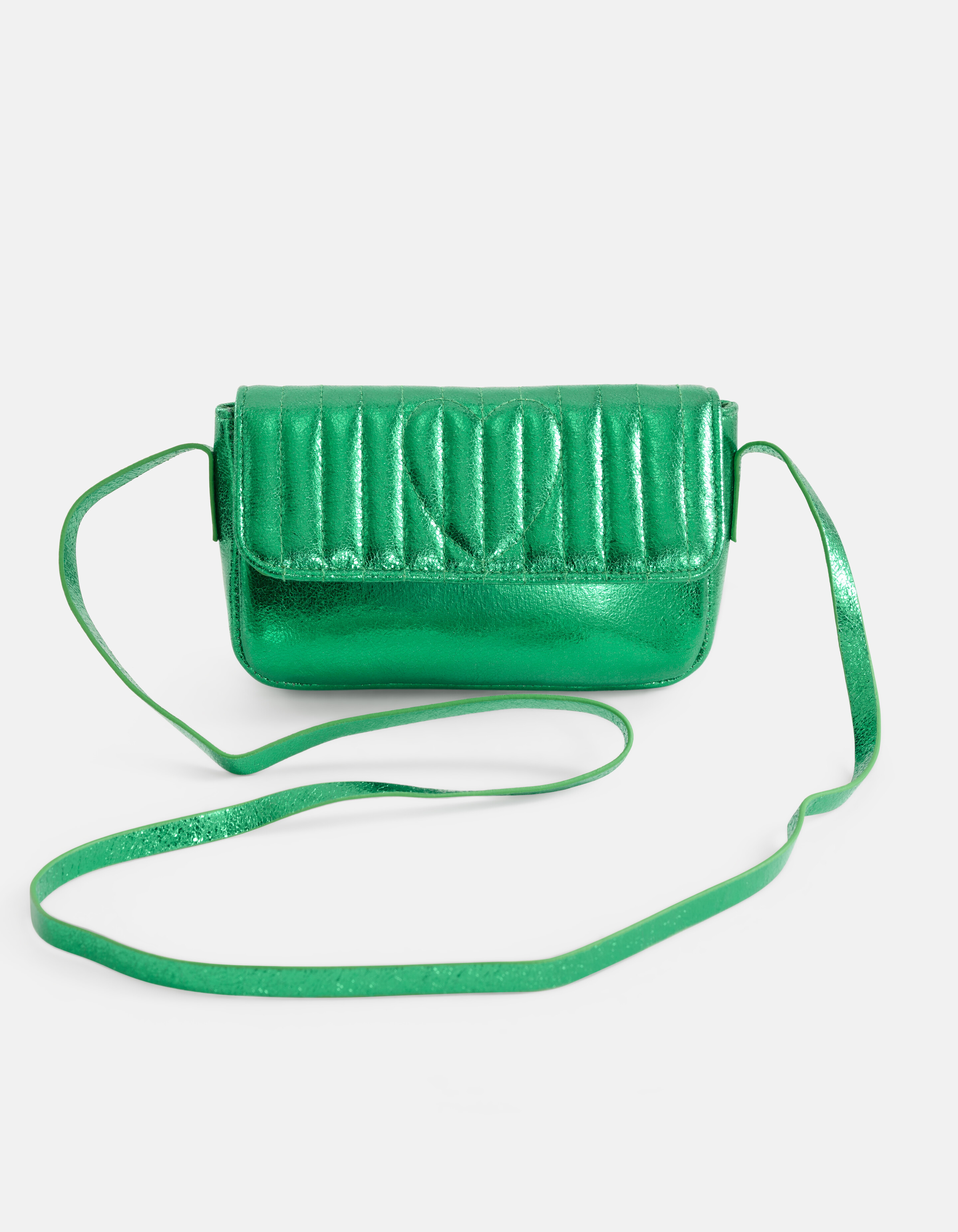 Metallic Quilted Tas Groen SHOEBY ACCESSOIRES