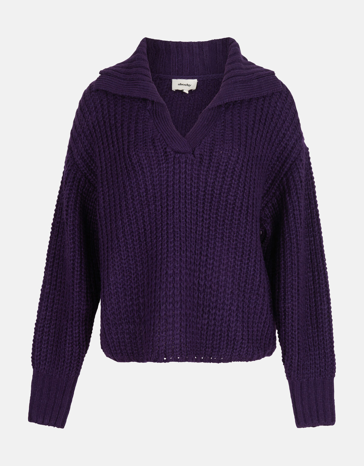 Collar Trui Donkerpaars SHOEBY WOMEN