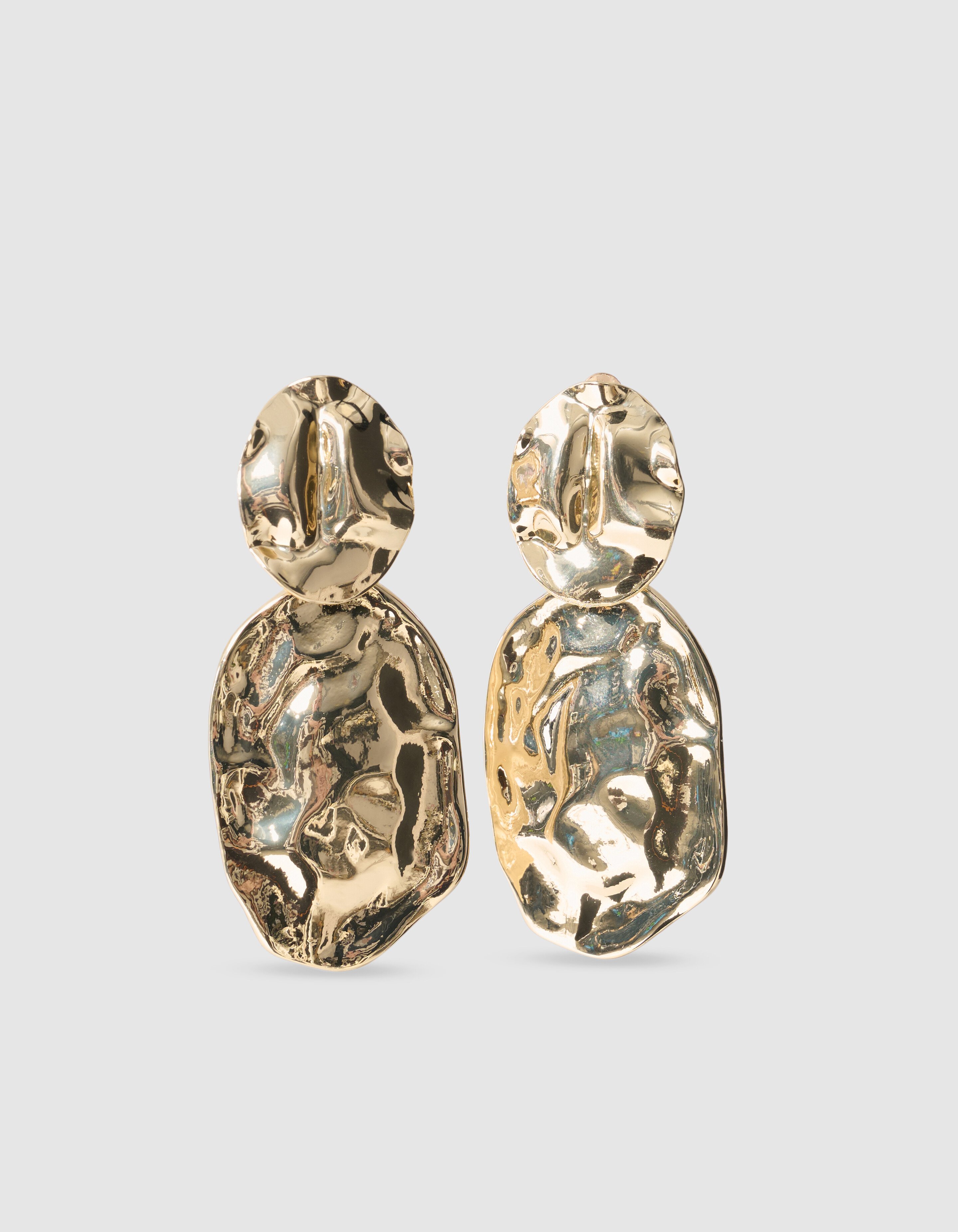 Organic Shape Oorbellen Goud SHOEBY ACCESSOIRES