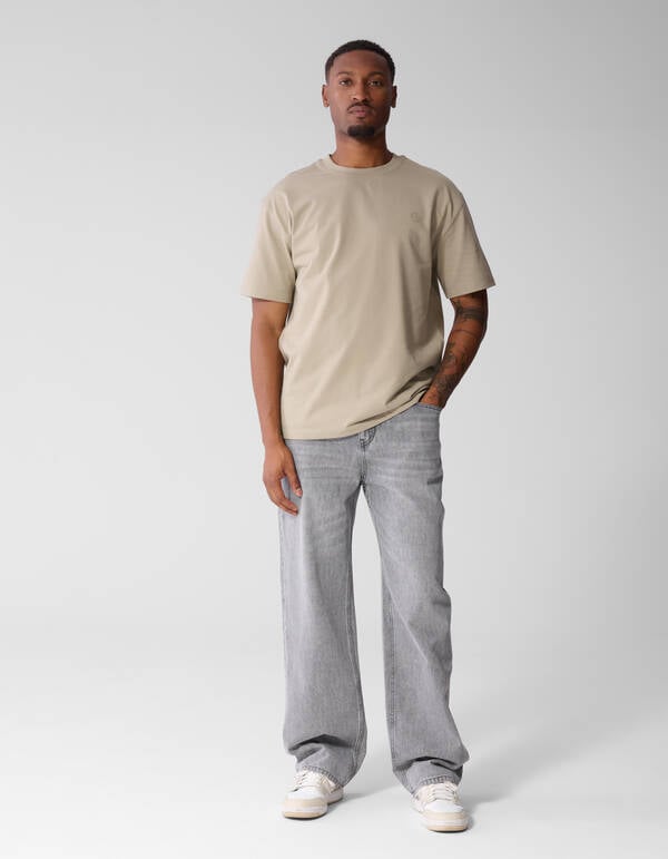 Baggy Fit Jeans Grijs L34 SHOEBY MEN