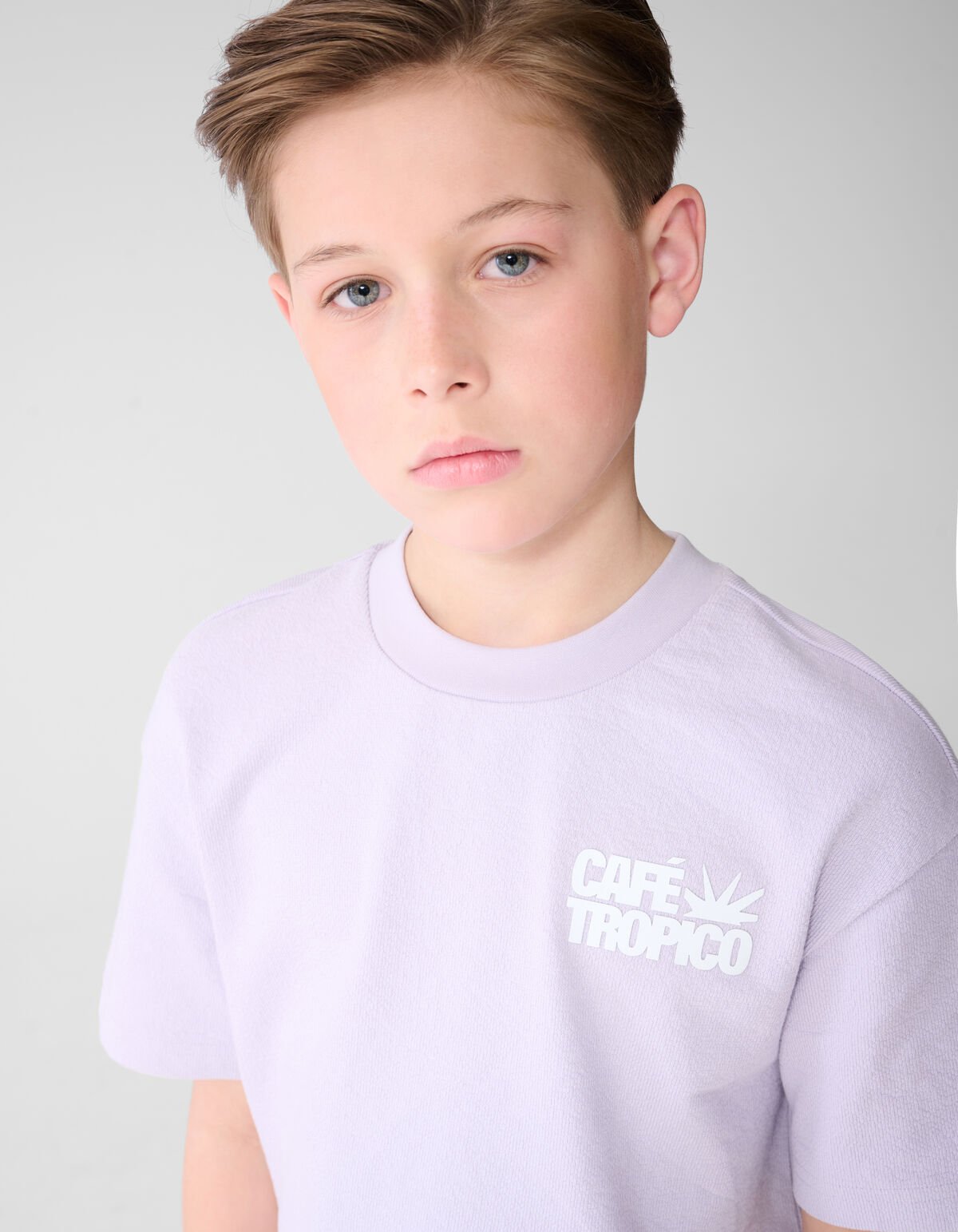 Tropico Artwork T-shirt Lichtpaars SHOEBY BOYS