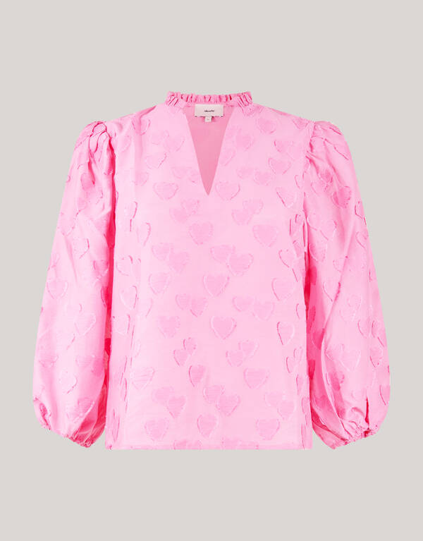 Heart Blouse Roze SHOEBY WOMEN