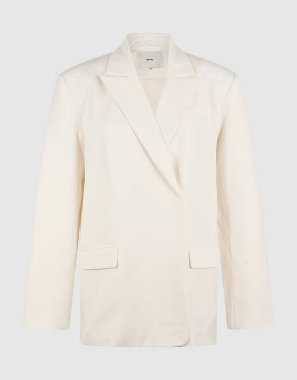 Oversized Blazer Gebroken Wit SHOEBY WOMEN