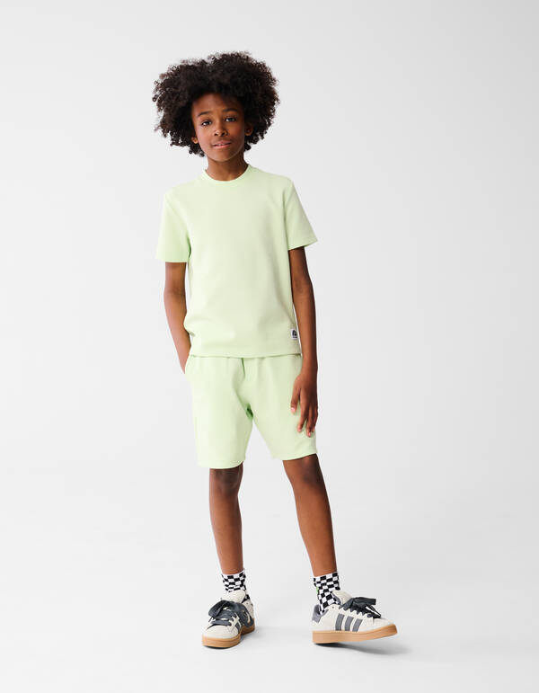 Neon Waffle Short Groen SHOEBY BOYS
