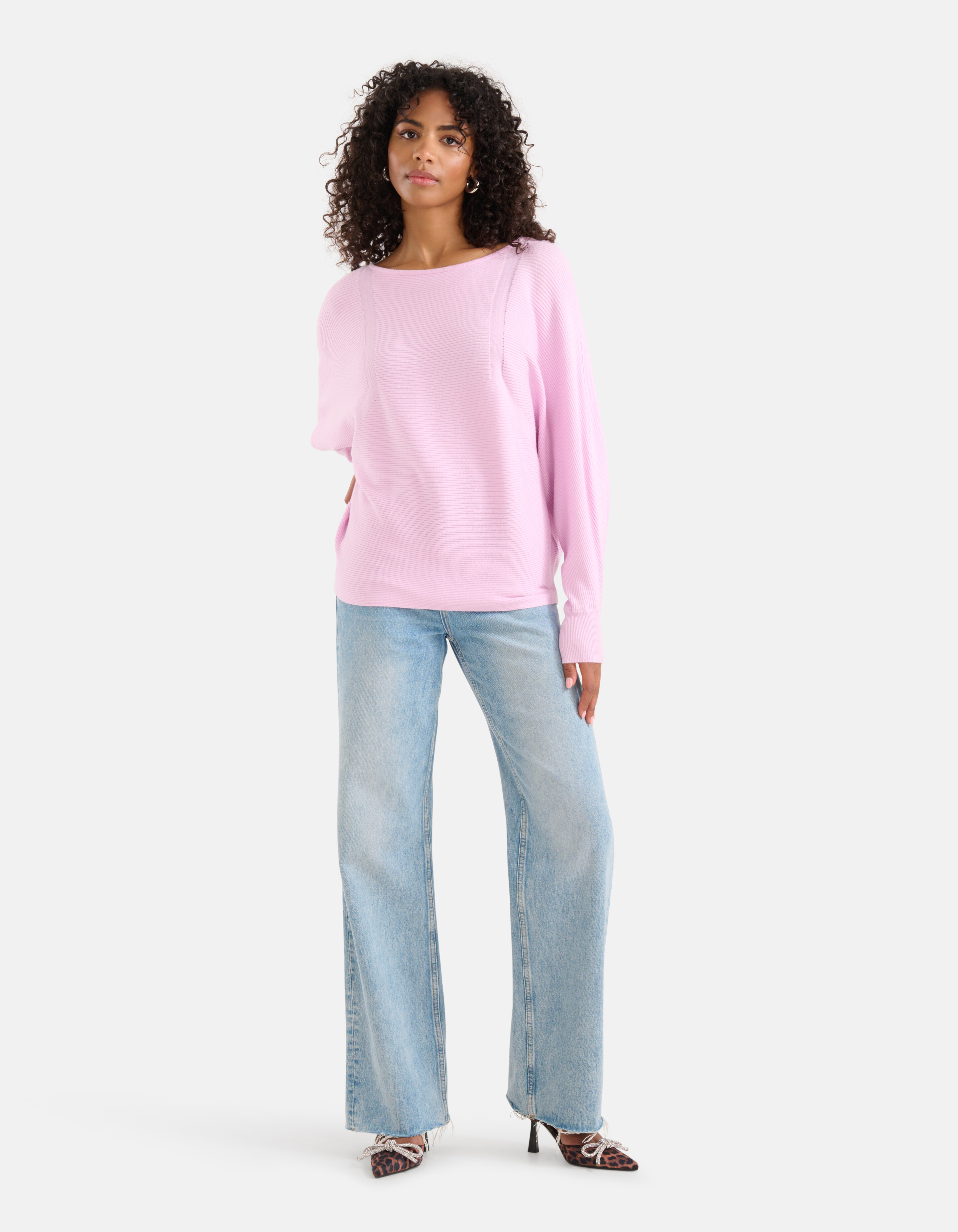 Oversized Trui Lichtroze SHOEBY WOMEN