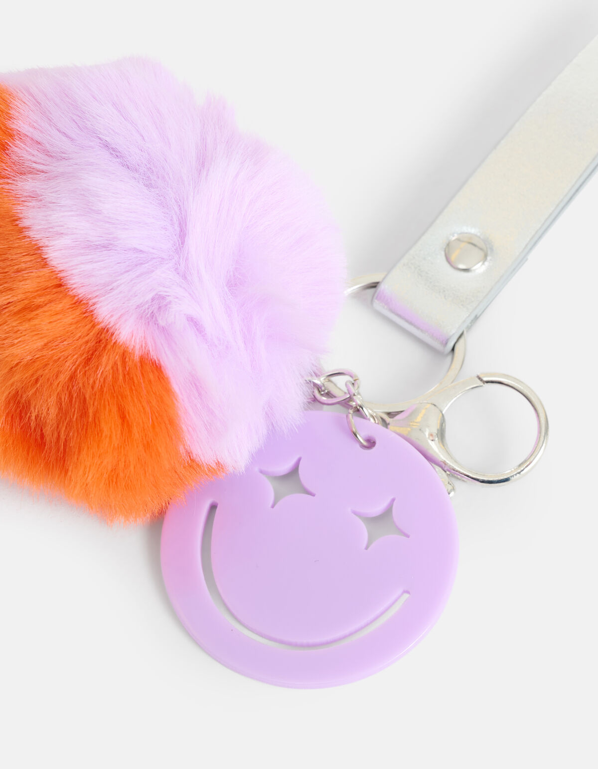 Pompom Sleutelhanger Paars SHOEBY ACCESSOIRES