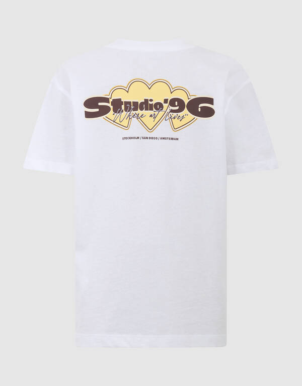 Studio Artwork T-shirt Wit SHOEBY GIRLS