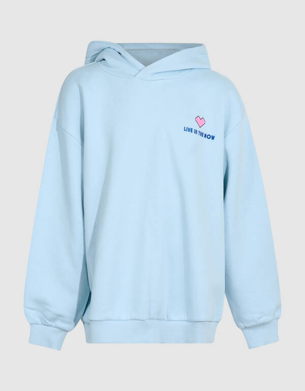 Relaxed Moment Hoodie Lichtblauw SHOEBY GIRLS