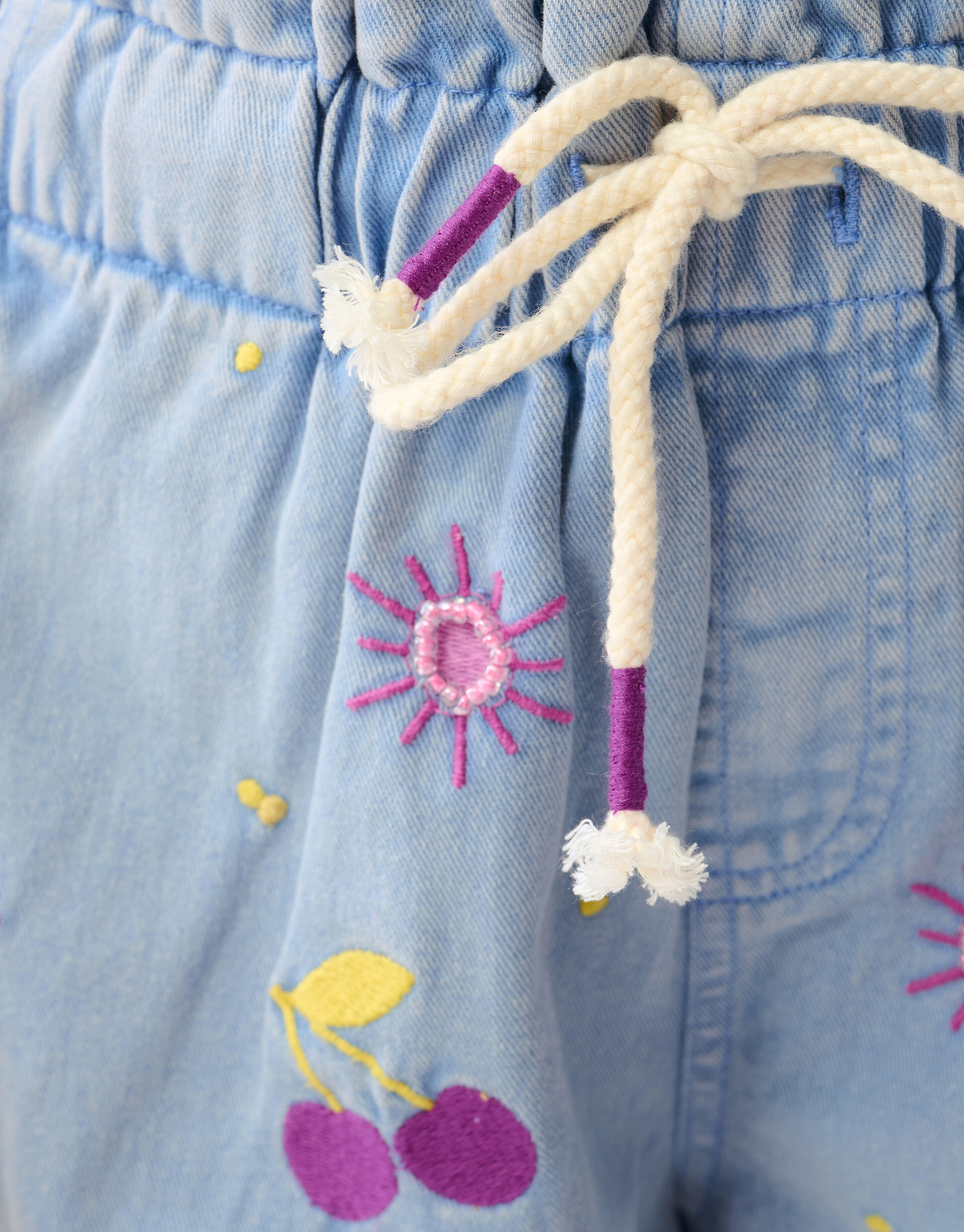 Fruit Artwork Twill Short Blauw SHOEBY GIRLS
