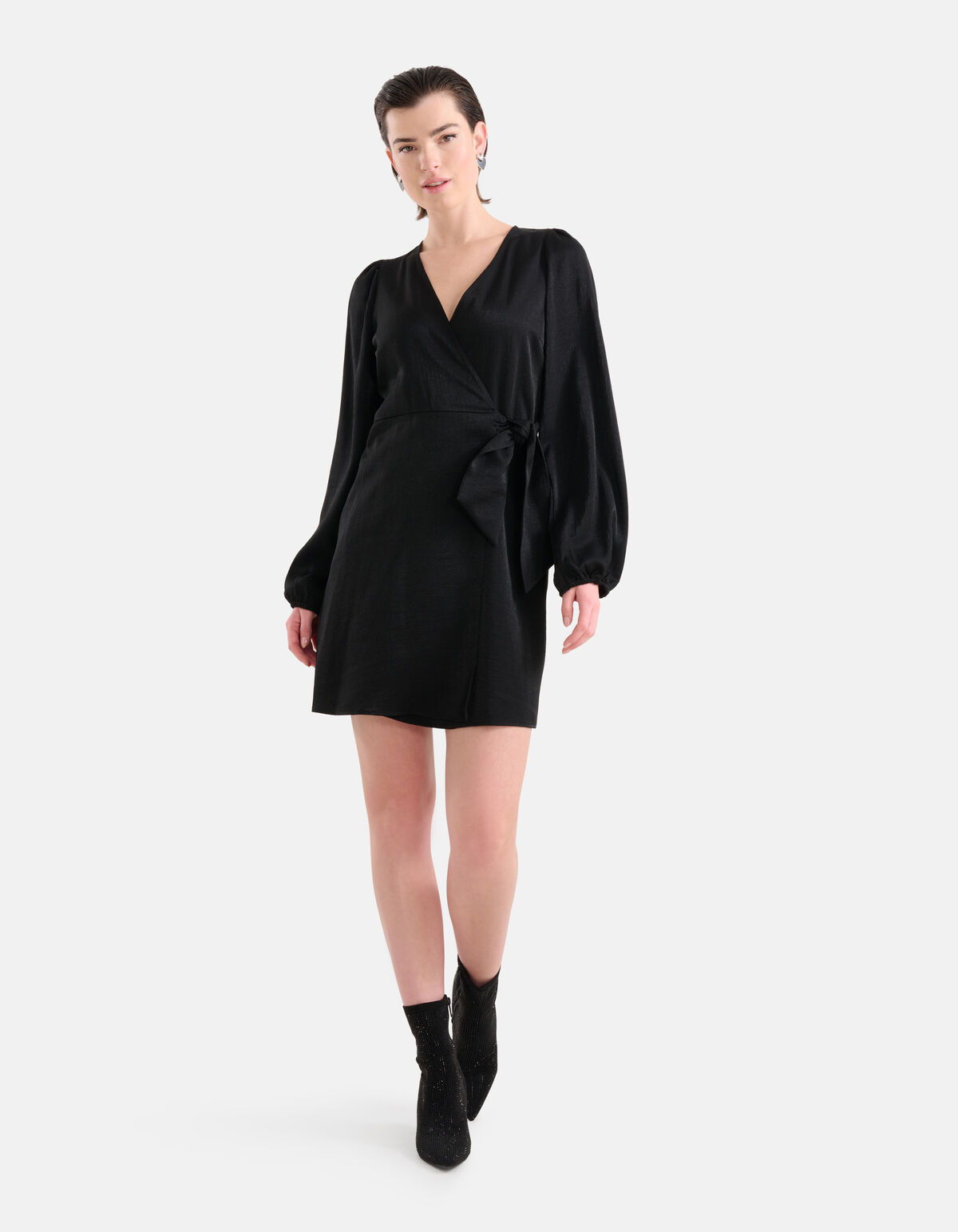 Wrap Jurk Zwart SHOEBY WOMEN
