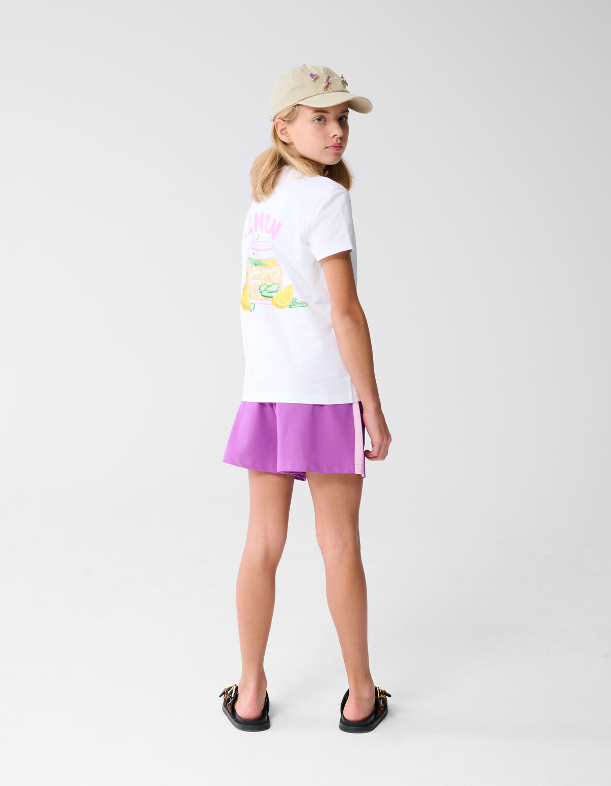 Lemon Artwork T-shirt Wit SHOEBY GIRLS
