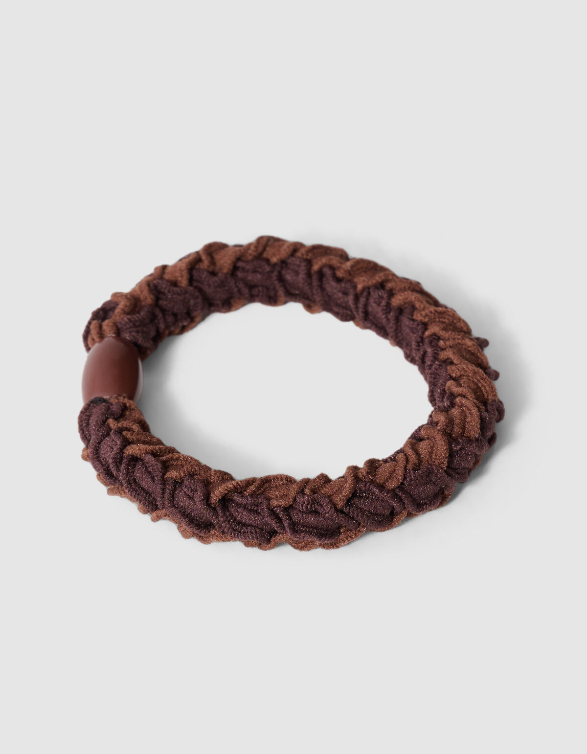 Gevlochten Haarelastiek Bruin SHOEBY ACCESSOIRES