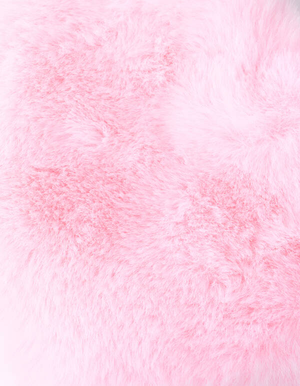 Fluffy Fur Heart Tas Lichtroze SHOEBY ACCESSOIRES