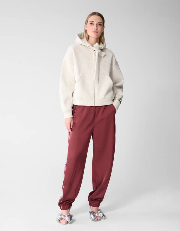 Oversized Hoodie Vest Lichtgrijs SHOEBY WOMEN