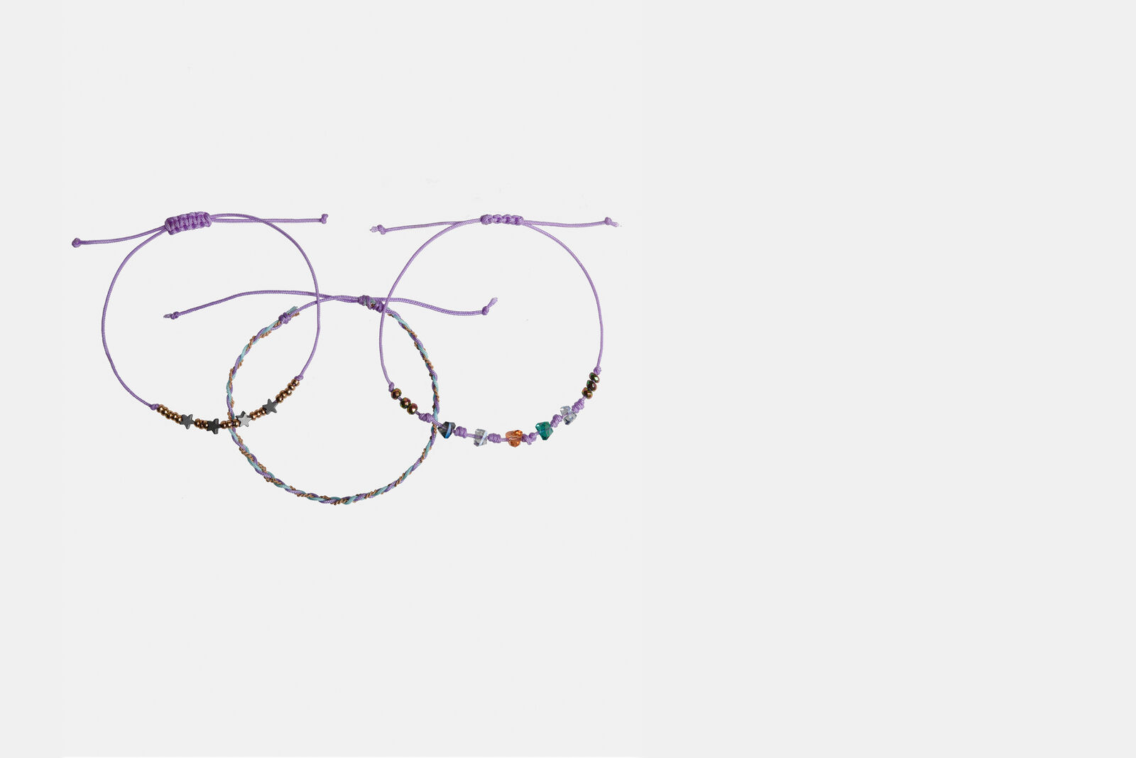 Armbanden Set Lila