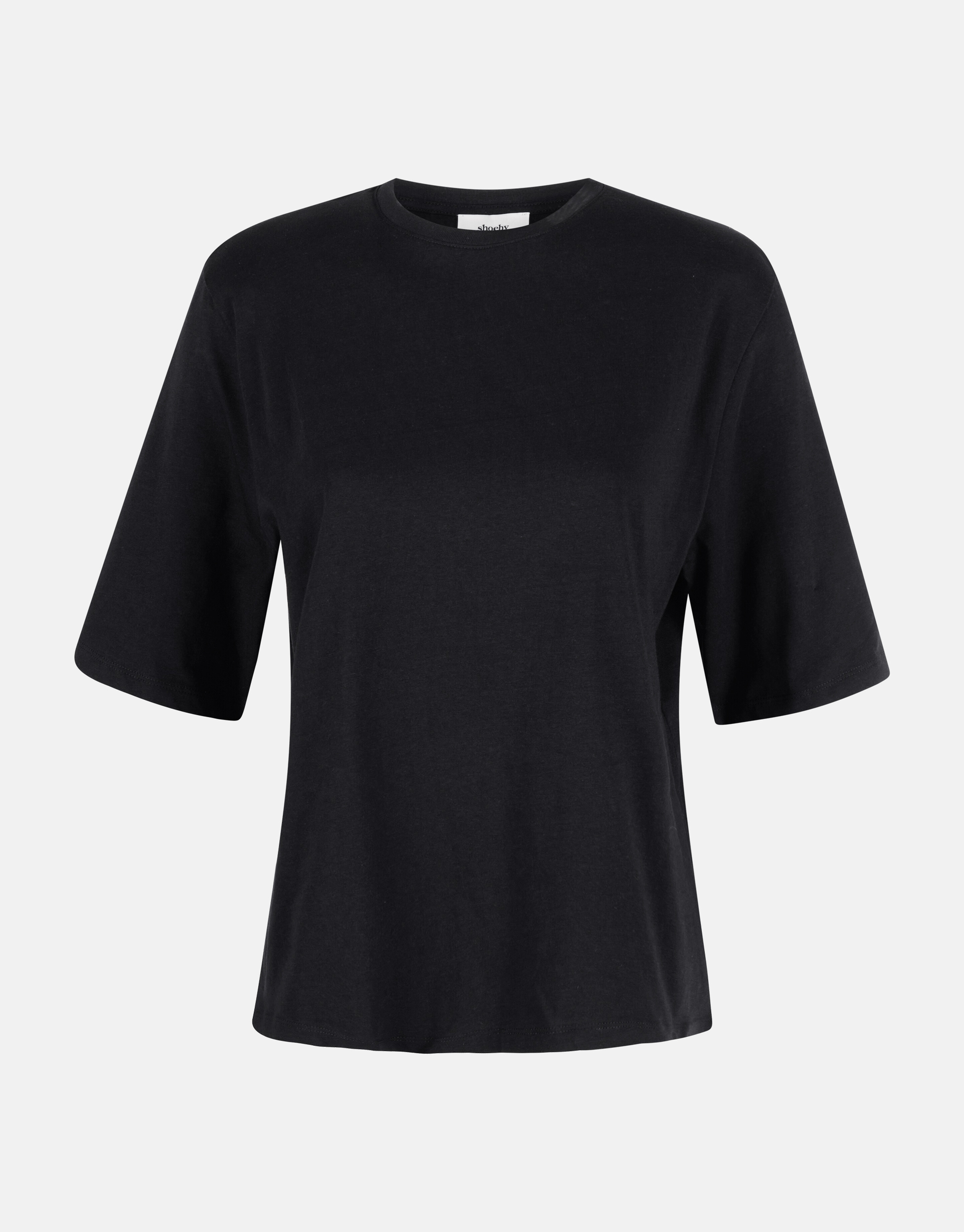 Schoudervulling T-shirt Zwart SHOEBY WOMEN