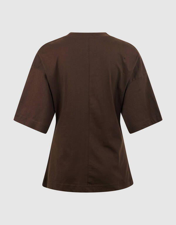 Knot T-shirt Bruin SHOEBY WOMEN