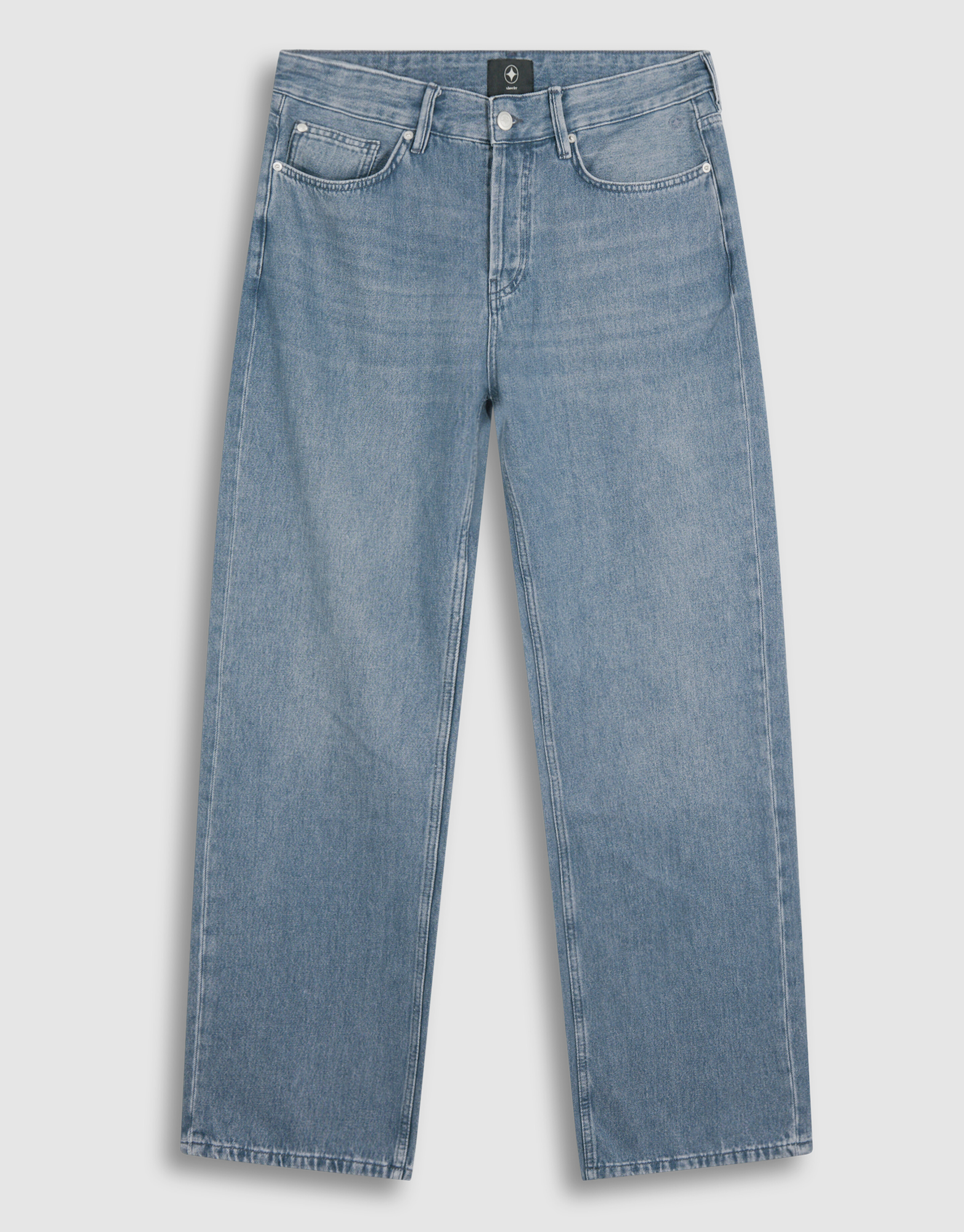 Relaxed Fit Jeans Blauw/Grijs SHOEBY MEN
