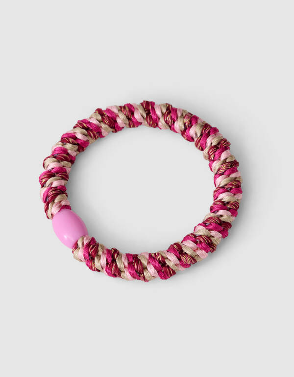 Lurex Haarelastiek Roze SHOEBY ACCESSOIRES