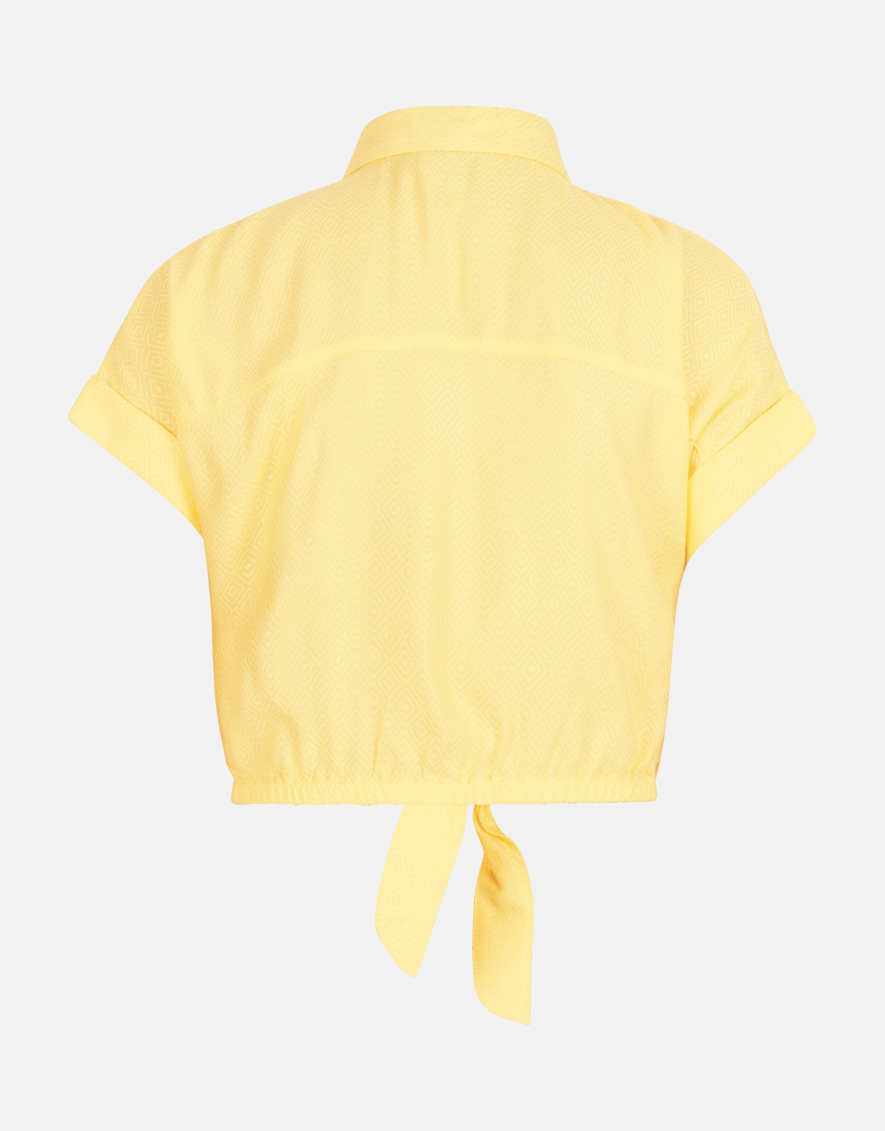 Jacquard Blouse Geel SHOEBY GIRLS