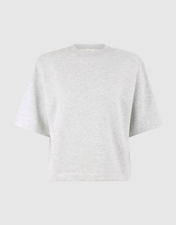 Oversized Sweat T-shirt Lichtgrijs SHOEBY WOMEN