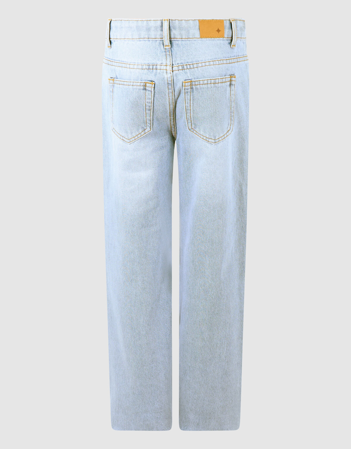 Ultra Wide Wavy Parel Jeans Bleached SHOEBY GIRLS