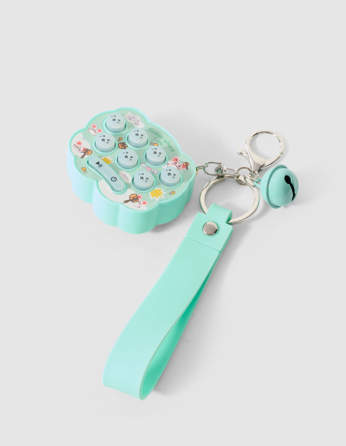 Happy Pop-it Sleutelhanger Groen SHOEBY ACCESSOIRES